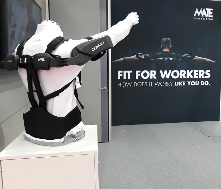 COMAU PRESENTS THE MATE EXOSKELETON AT SAIE 2020 | Industry-Asia