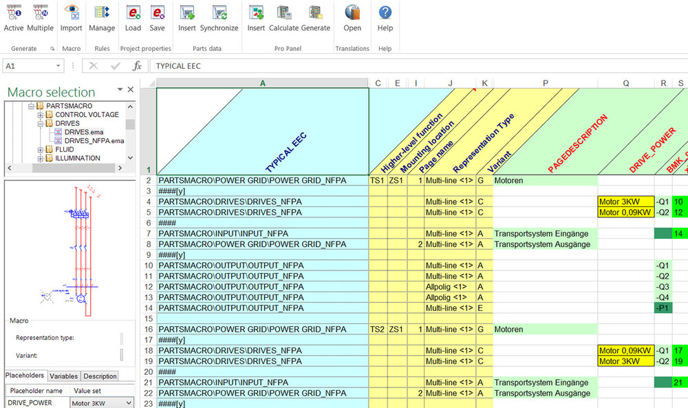 EEC: Eplan Engineering Configuration | Industry-Asia